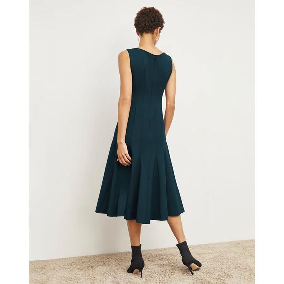 M. M. LaFleur Gabriella 2.0 Washable Ponte Dress in Deep Sea NWT Size 6 - Picture 8 of 9